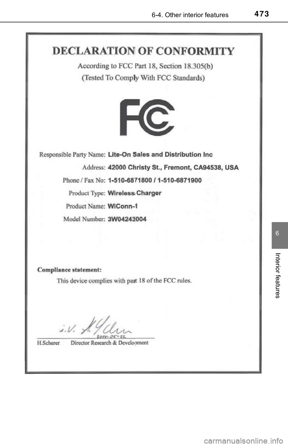 TOYOTA TACOMA 2018 Owners Manual (in English) 4736-4. Other interior features
6
Interior features TOYOTA TACOMA 2018 Owners Manual (in English) 4736-4. Other interior features
6
Interior features