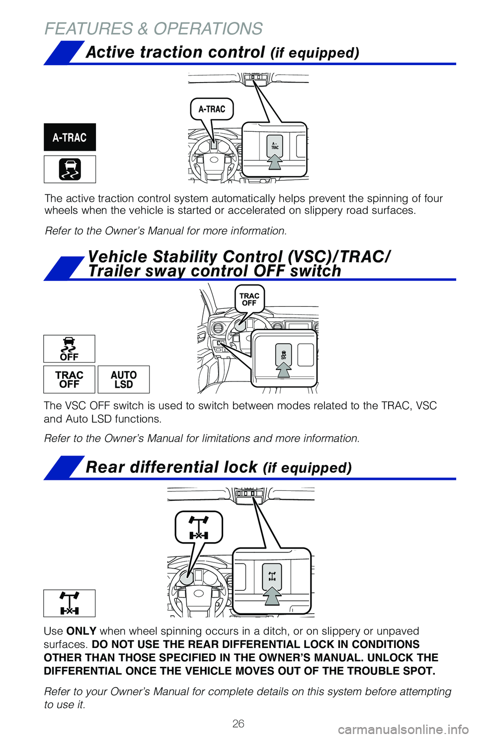 TOYOTA TACOMA 2021 (in English) Owners Manual TOYOTA TACOMA 2021 (in English) Owners Manual