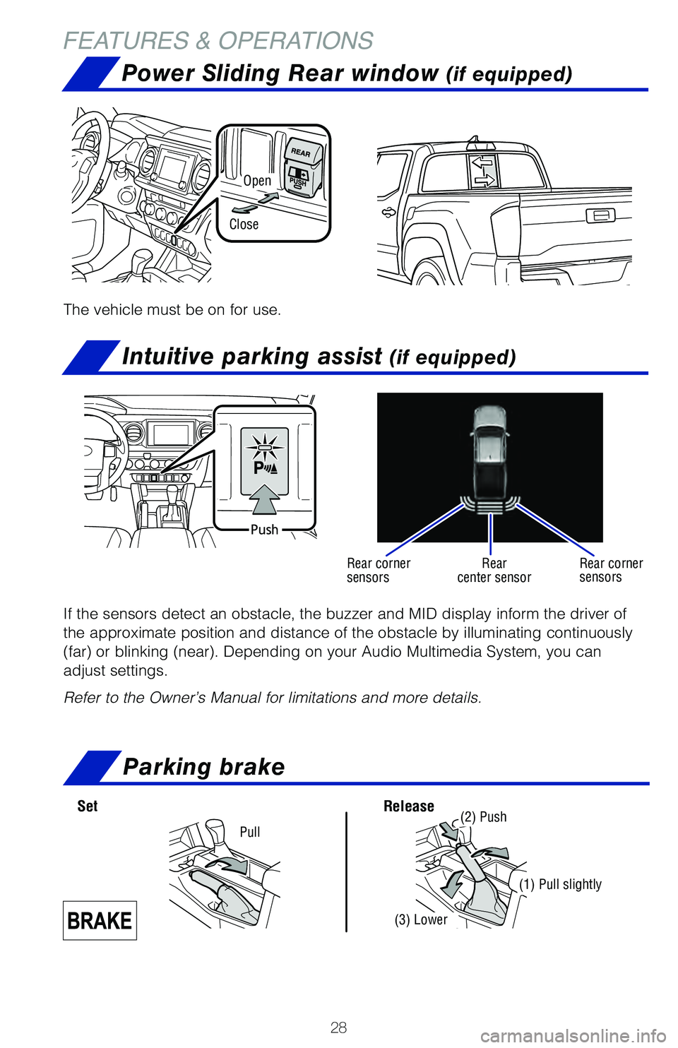 TOYOTA TACOMA 2021 (in English) Owners Manual TOYOTA TACOMA 2021 (in English) Owners Manual