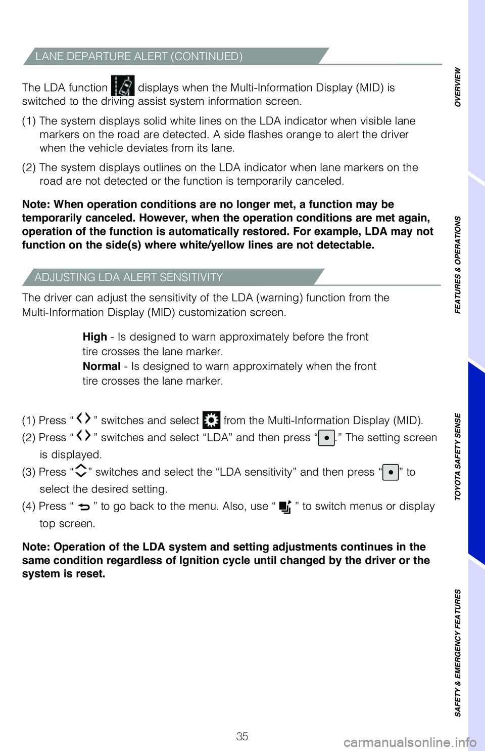 TOYOTA TACOMA 2021 (in English) Owners Guide TOYOTA TACOMA 2021 (in English) Owners Guide