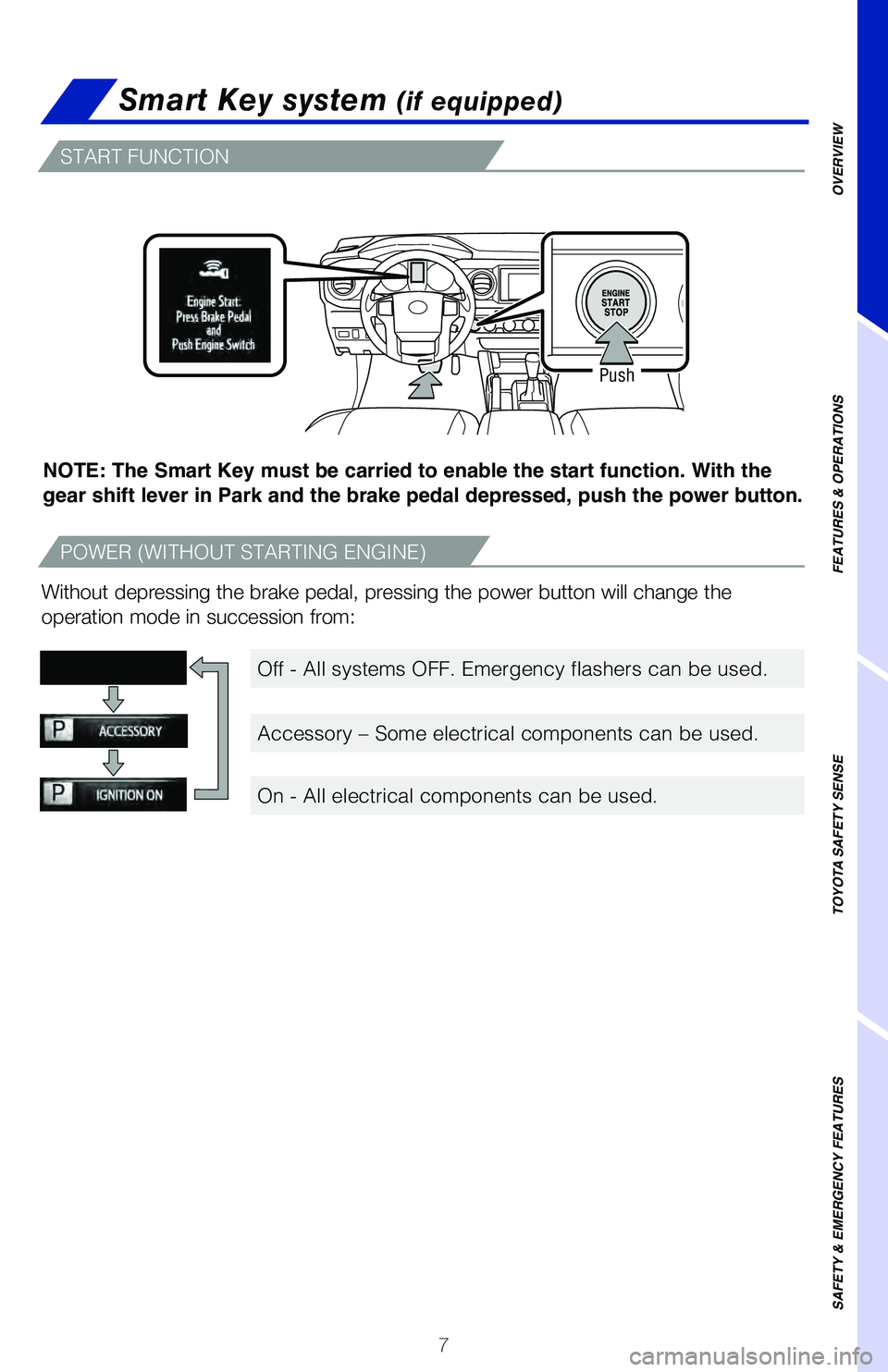 TOYOTA TACOMA 2021 Owners Manual (in English) TOYOTA TACOMA 2021 Owners Manual (in English)