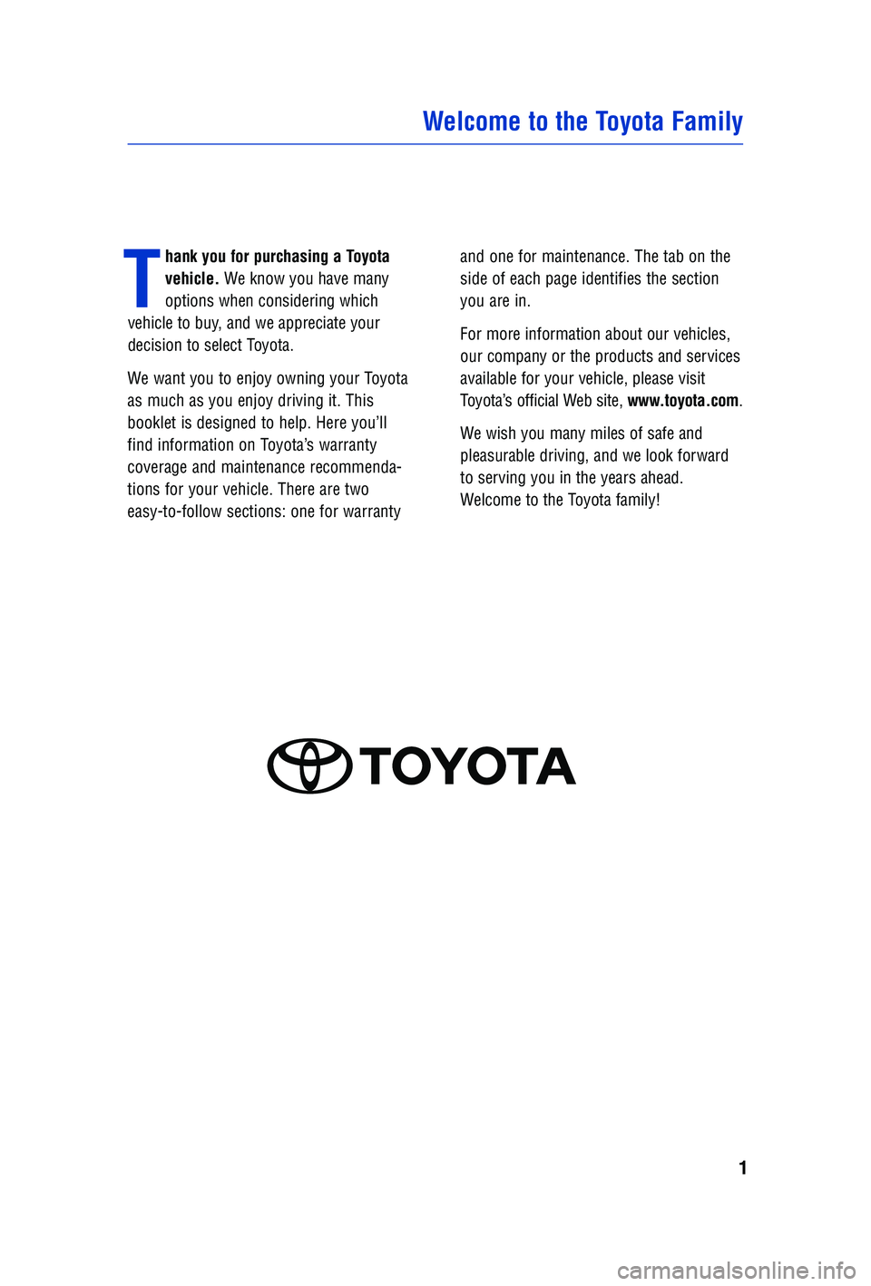 TOYOTA VENZA 2012 Owners Manual (in English) TOYOTA VENZA 2012 Owners Manual (in English)