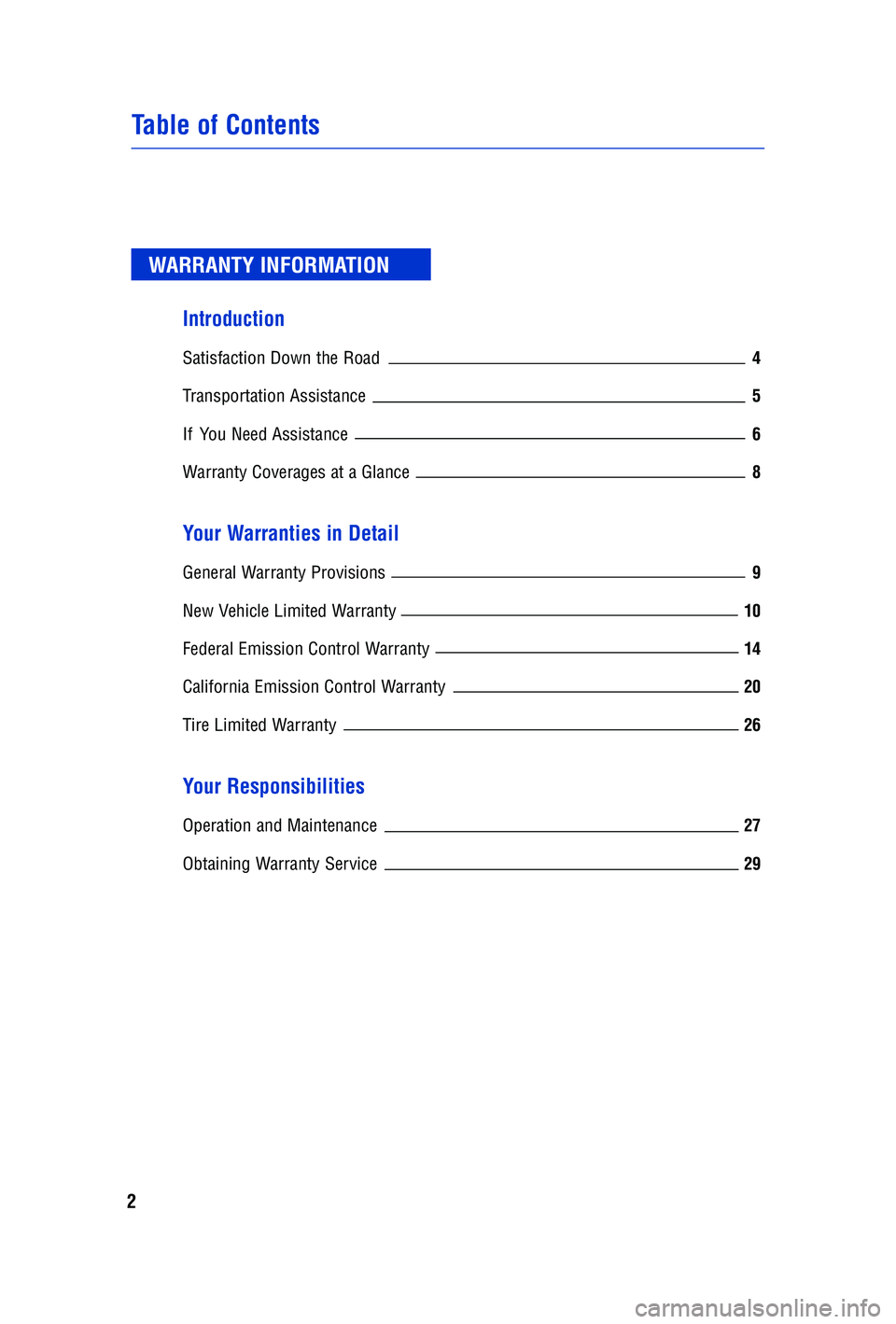 TOYOTA VENZA 2012  Owners Manual (in English) 