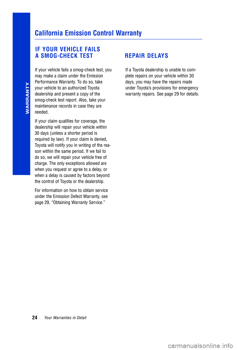 TOYOTA VENZA 2012 (in English) Owners Manual TOYOTA VENZA 2012 (in English) Owners Manual