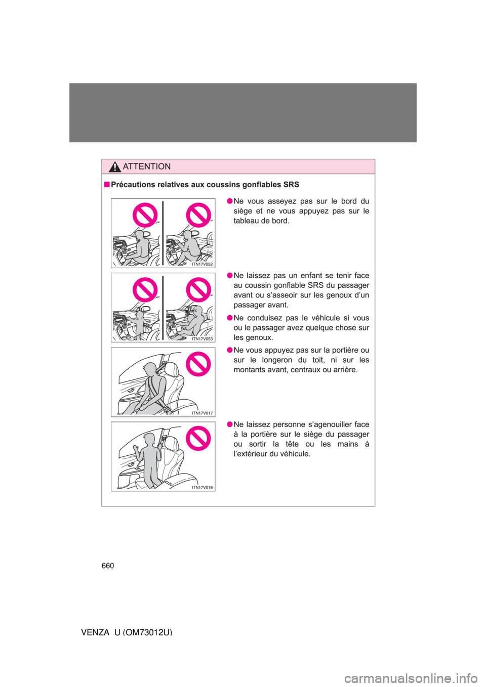 TOYOTA VENZA 2011  Owners Manual (in English) 660
VENZA_U (OM73012U) 