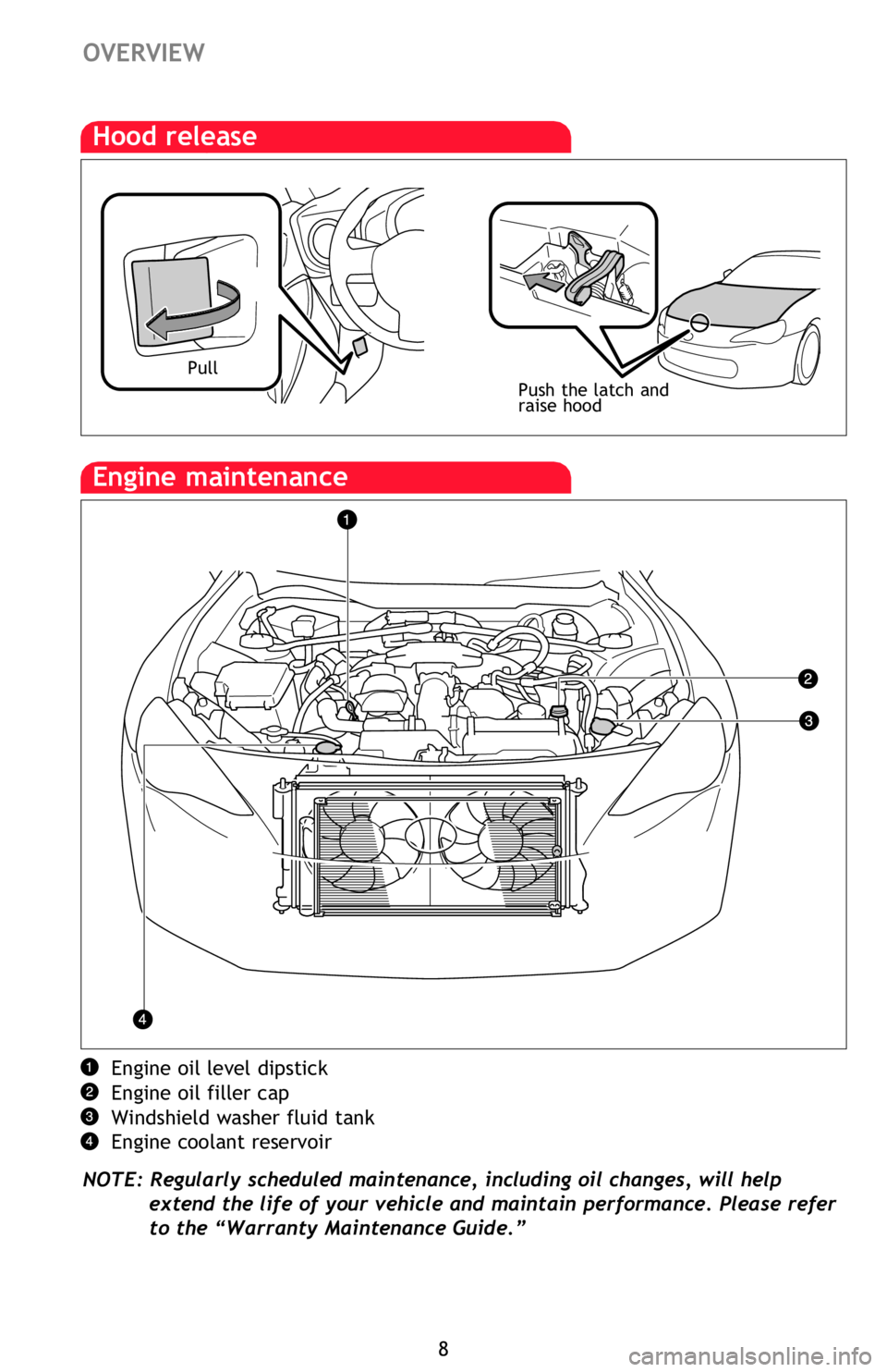 TOYOTA FR-S 2015 Owners Manual (in English) 8
FEATURES/OPERATIONS
Automatic Transmission (if equipped)
Tilt steering wheel
Hold wheel, push lever down, set angle and length, and return lever.
NOTE: Do not attempt to adjust while the vehicle is TOYOTA FR-S 2015 Owners Manual (in English) 8
FEATURES/OPERATIONS
Automatic Transmission (if equipped)
Tilt steering wheel
Hold wheel, push lever down, set angle and length, and return lever.
NOTE: Do not attempt to adjust while the vehicle is