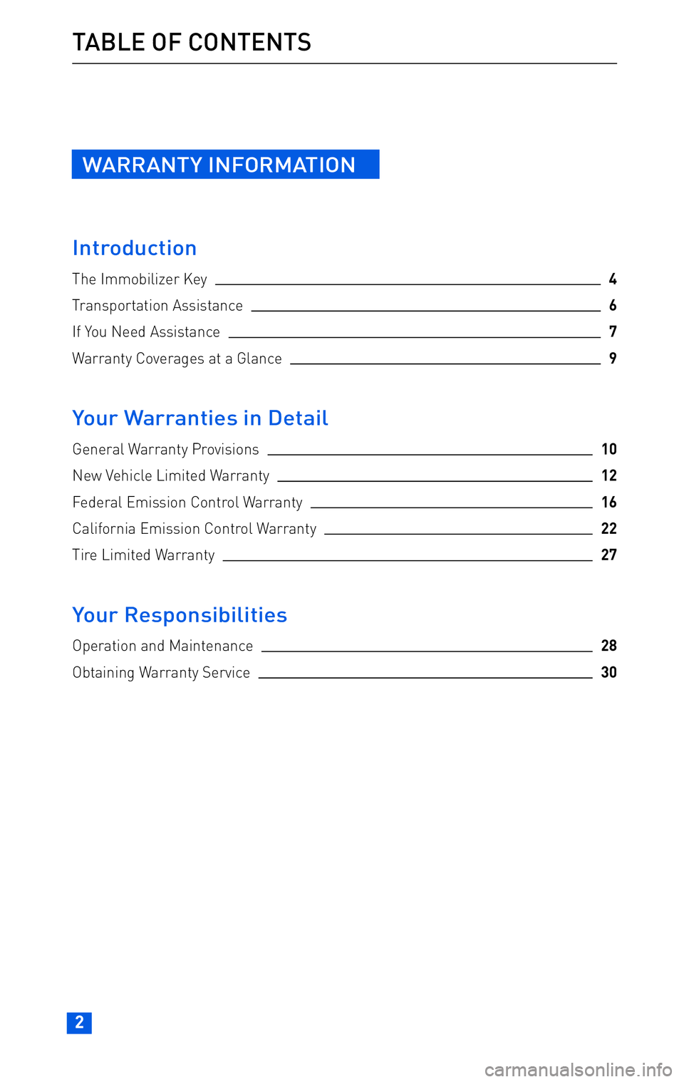 TOYOTA tC 2010 Warranties & Maintenance Guides (in English) TOYOTA tC 2010 Warranties & Maintenance Guides (in English)