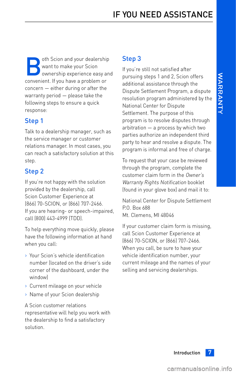 TOYOTA tC 2010 Warranties & Maintenance Guides (in English) TOYOTA tC 2010 Warranties & Maintenance Guides (in English)