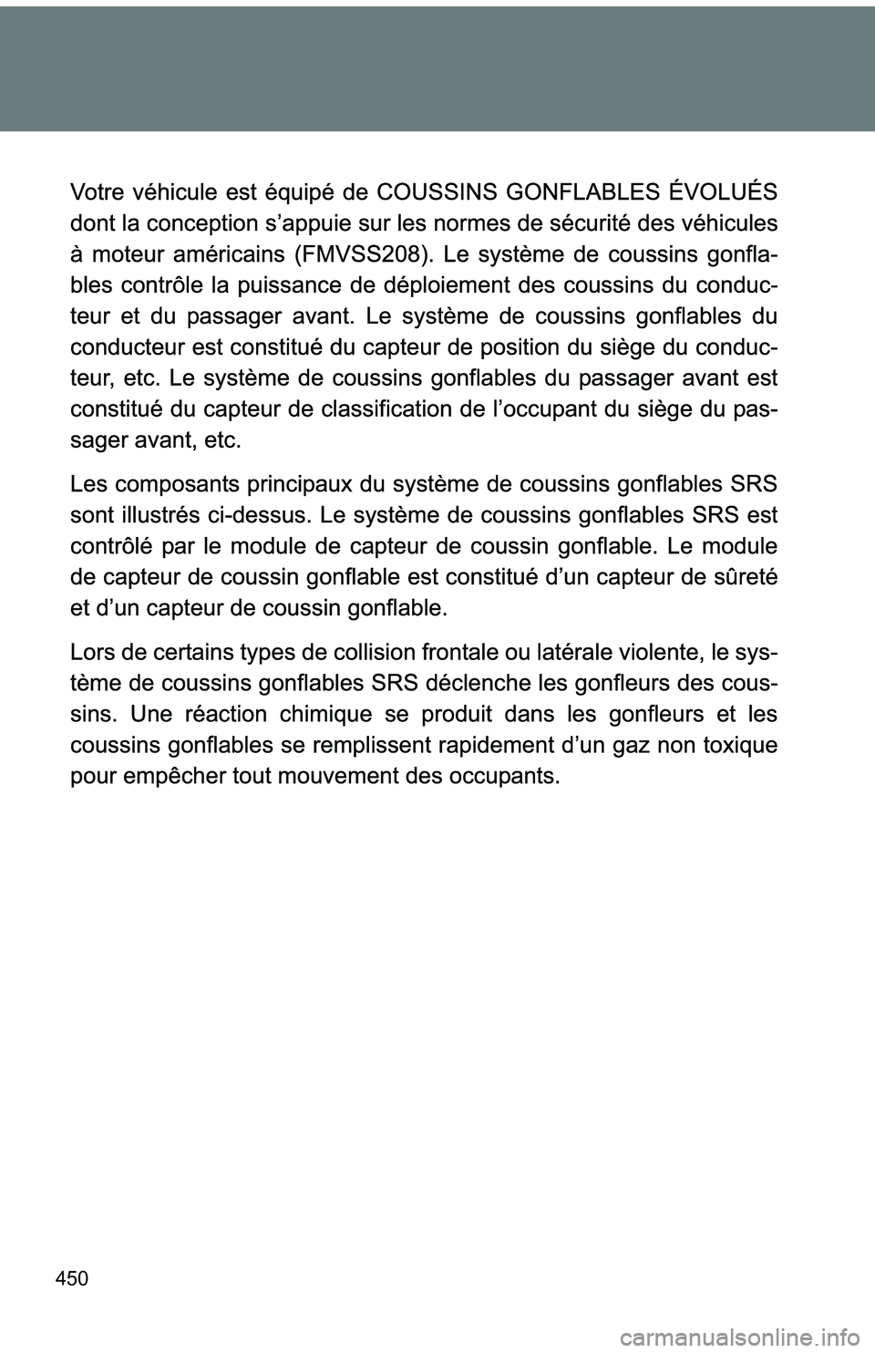 TOYOTA tC 2011  Owners Manual (in English) 450  TOYOTA tC 2011  Owners Manual (in English) 450