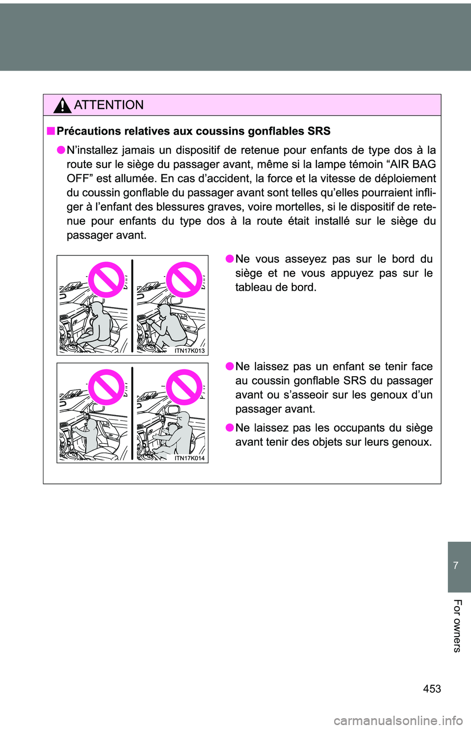 TOYOTA tC 2011  Owners Manual (in English) 453
7
For owners  TOYOTA tC 2011  Owners Manual (in English) 453
7
For owners