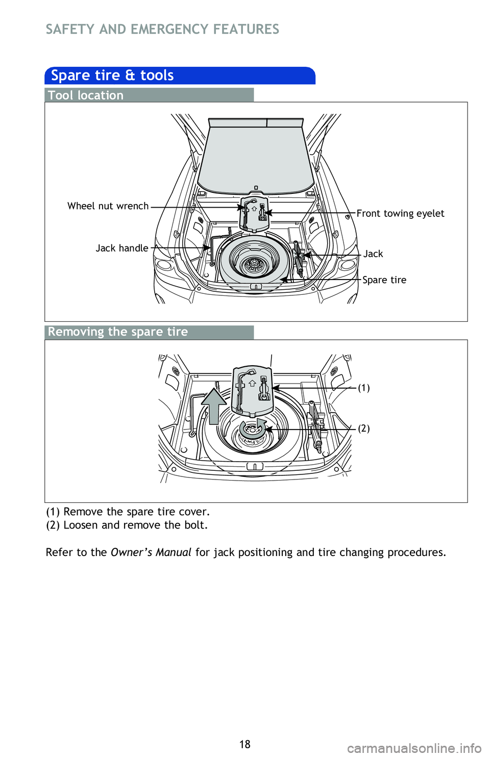 TOYOTA tC 2016 (in English) User Guide 18
Star Safety SystemTM
VSC helps prevent loss of traction during cornering by reducing engine power and
applying brake force to selected wheels.
Toyota’s VSC monitors steering angle and the direc TOYOTA tC 2016 (in English) User Guide 18
Star Safety SystemTM
VSC helps prevent loss of traction during cornering by reducing engine power and
applying brake force to selected wheels.
Toyota’s VSC monitors steering angle and the direc