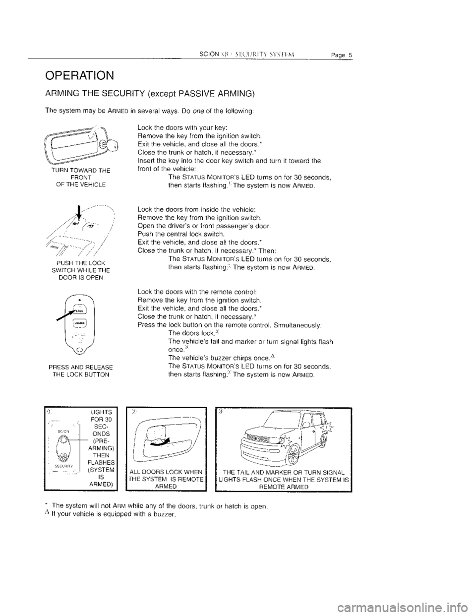 TOYOTA xB 2005  Accessories, Audio & Navigation (in English) 