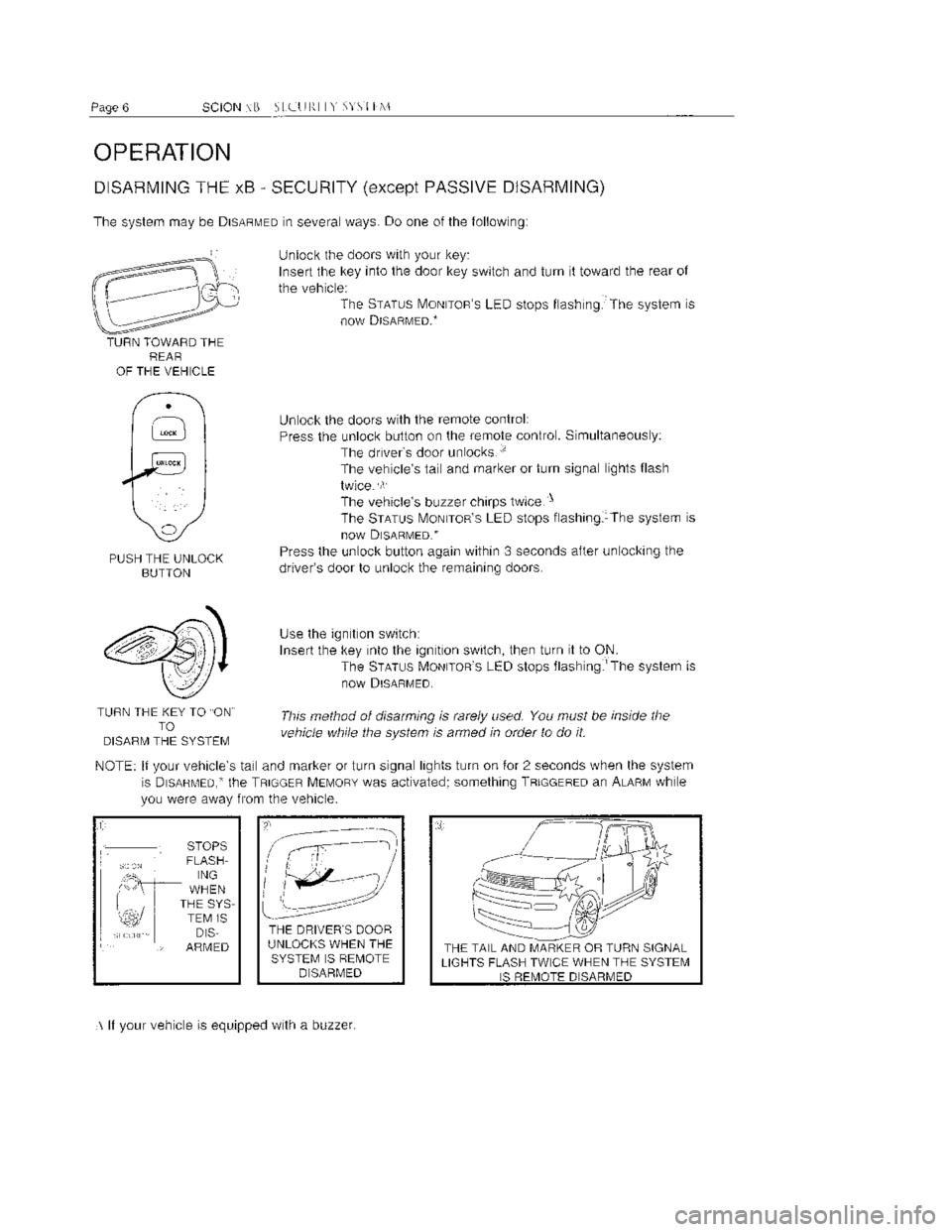 TOYOTA xB 2005  Accessories, Audio & Navigation (in English) 