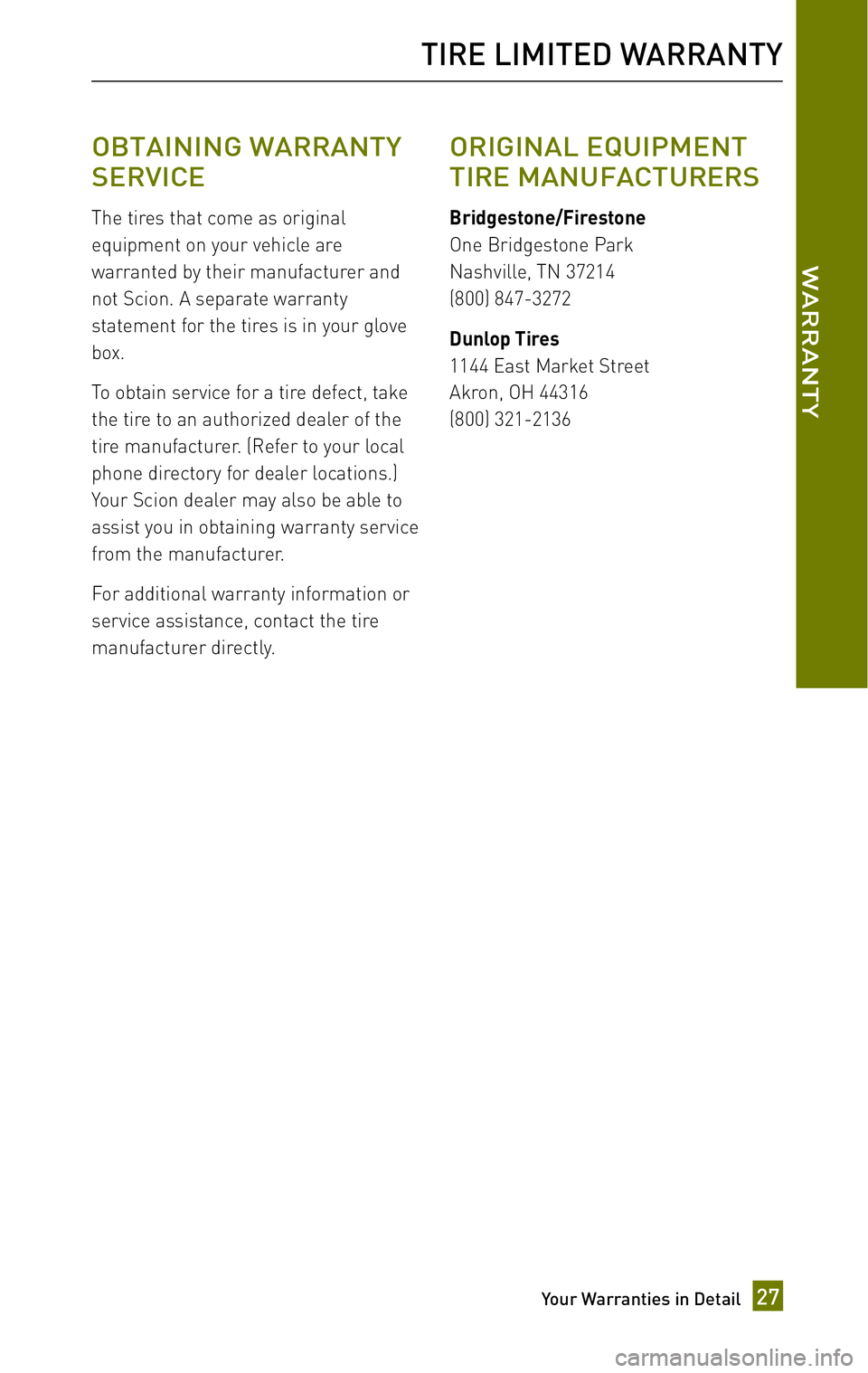 TOYOTA xB 2010 Warranties & Maintenance Guides (in English) TOYOTA xB 2010 Warranties & Maintenance Guides (in English)