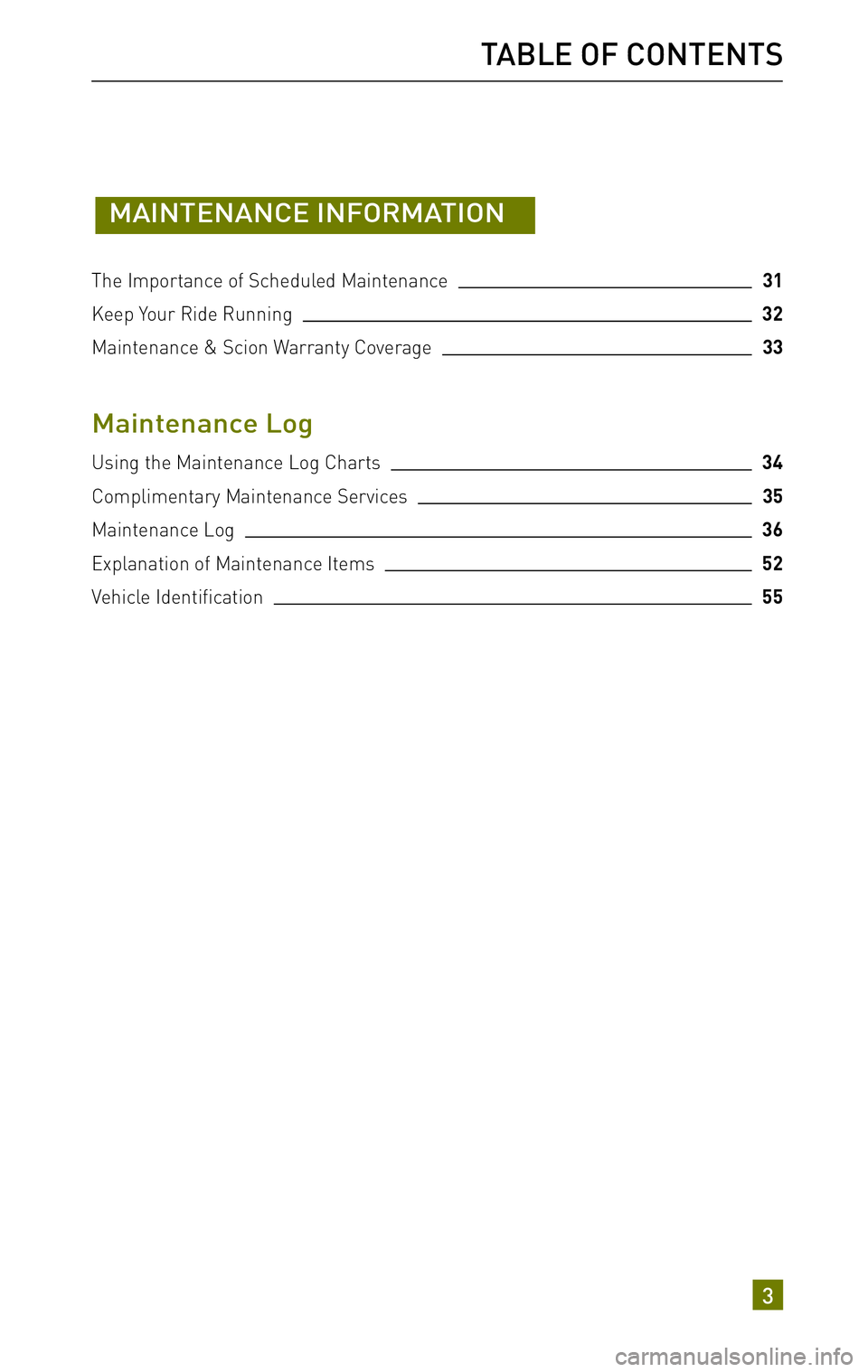 TOYOTA xB 2010  Warranties & Maintenance Guides (in English) 