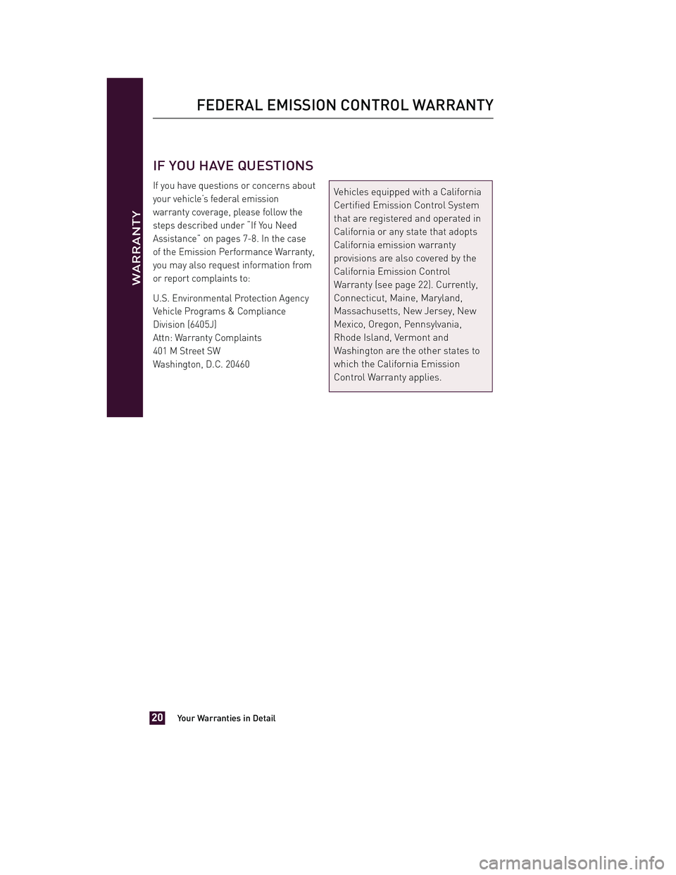 TOYOTA xD 2011 Warranties & Maintenance Guides (in English) JOBNAME: 317108-2011-sxd-toyw PAGE: 20 SESS: 11 OUTPUT: Tue Jul 13 14:40:01 2010
/tweddle/toyota/sched-maint/317108-en-sxd/wg
IF YOU HAVE QUESTIONS
If you have questions or concerns about
your vehicle TOYOTA xD 2011 Warranties & Maintenance Guides (in English) JOBNAME: 317108-2011-sxd-toyw PAGE: 20 SESS: 11 OUTPUT: Tue Jul 13 14:40:01 2010
/tweddle/toyota/sched-maint/317108-en-sxd/wg
IF YOU HAVE QUESTIONS
If you have questions or concerns about
your vehicle