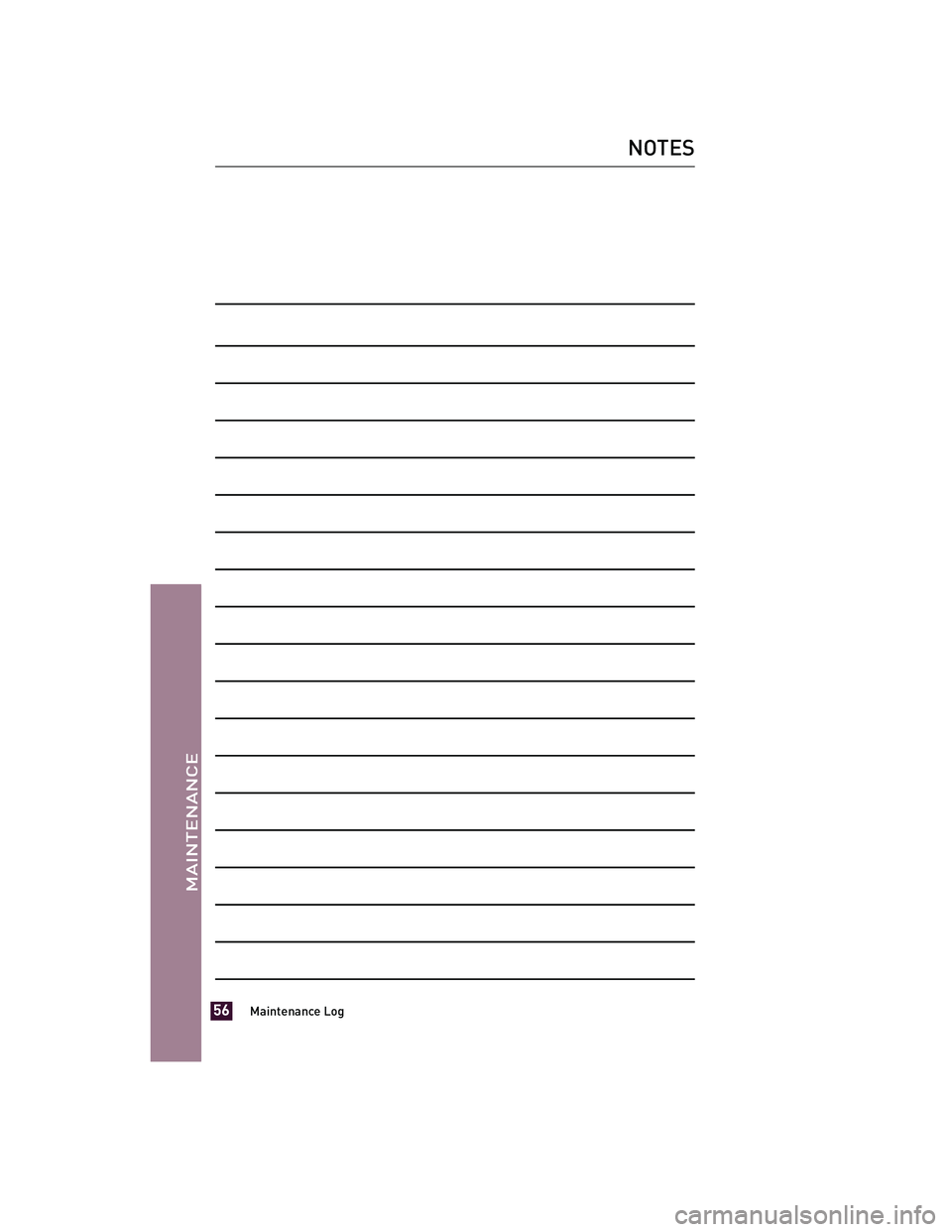 TOYOTA xD 2011 Warranties & Maintenance Guides (in English) JOBNAME: 317108-2011-sxd-toyw PAGE: 56 SESS: 11 OUTPUT: Tue Jul 13 14:40:01 2010
/tweddle/toyota/sched-maint/317108-en-sxd/wg
NOTES
MAINTENANCE
Maintenance Log56 TOYOTA xD 2011 Warranties & Maintenance Guides (in English) JOBNAME: 317108-2011-sxd-toyw PAGE: 56 SESS: 11 OUTPUT: Tue Jul 13 14:40:01 2010
/tweddle/toyota/sched-maint/317108-en-sxd/wg
NOTES
MAINTENANCE
Maintenance Log56