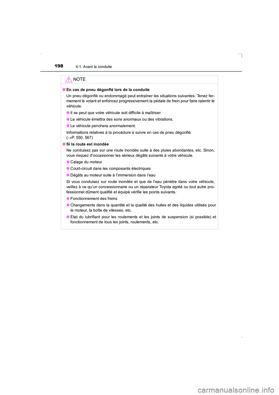 TOYOTA AVENSIS 2016 Notices Demploi (in French) 1984-1. Avant la conduite
AVENSIS_OM_OM20C21K_(EK)
NOTE
■En cas de pneu dégonflé lors de la conduite
Un pneu dégonflé ou endommagé peut entraîner les situations suivantes. Tenez fer-
mement le TOYOTA AVENSIS 2016 Notices Demploi (in French) 1984-1. Avant la conduite
AVENSIS_OM_OM20C21K_(EK)
NOTE
■En cas de pneu dégonflé lors de la conduite
Un pneu dégonflé ou endommagé peut entraîner les situations suivantes. Tenez fer-
mement le