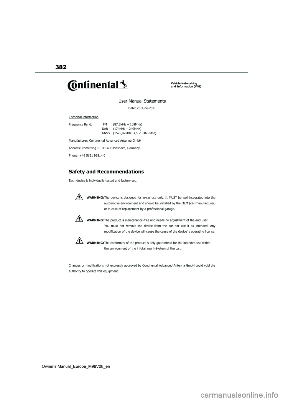 TOYOTA AYGO X 2022 Owners Manual (in English) 382
Owner's Manual_Europe_M99V08_en TOYOTA AYGO X 2022 Owners Manual (in English) 382
Owner's Manual_Europe_M99V08_en