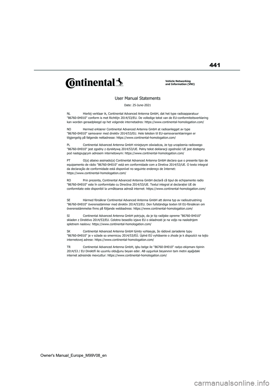 TOYOTA AYGO X 2022  ΟΔΗΓΌΣ ΧΡΉΣΗΣ (in Greek) 441
Owners Manual_Europe_M99V08_en  TOYOTA AYGO X 2022  ΟΔΗΓΌΣ ΧΡΉΣΗΣ (in Greek) 441
Owners Manual_Europe_M99V08_en