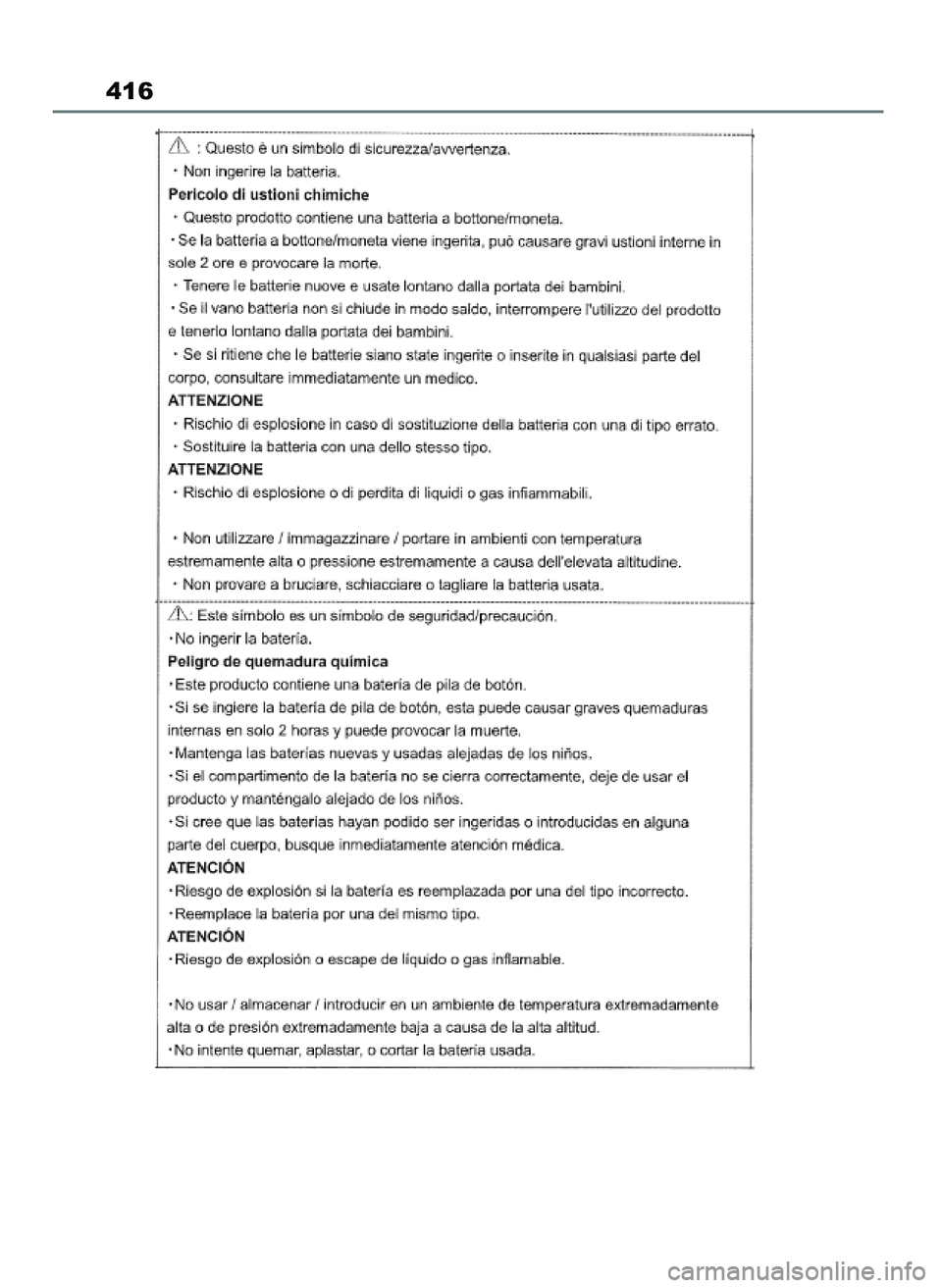 TOYOTA AYGO X 2022 Instrukcja obsługi (in Polish) 416
60 Aygo X OM99V08E 2/1/22 14:26 Page 416 TOYOTA AYGO X 2022 Instrukcja obsługi (in Polish) 416
60 Aygo X OM99V08E 2/1/22 14:26 Page 416