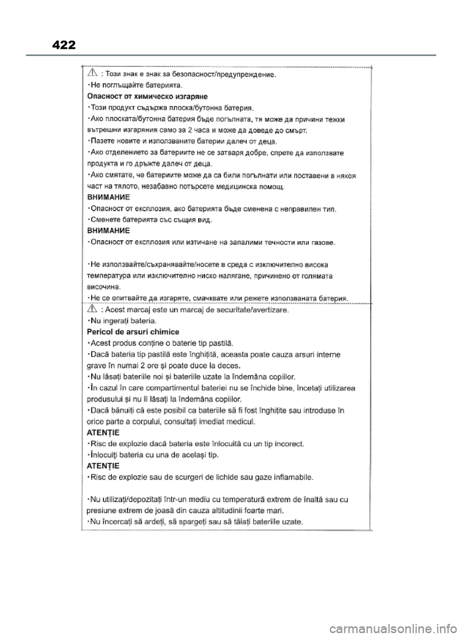 TOYOTA AYGO X 2022 Instrukcja obsługi (in Polish) 422
60 Aygo X OM99V08E 2/1/22 14:26 Page 422 TOYOTA AYGO X 2022 Instrukcja obsługi (in Polish) 422
60 Aygo X OM99V08E 2/1/22 14:26 Page 422
