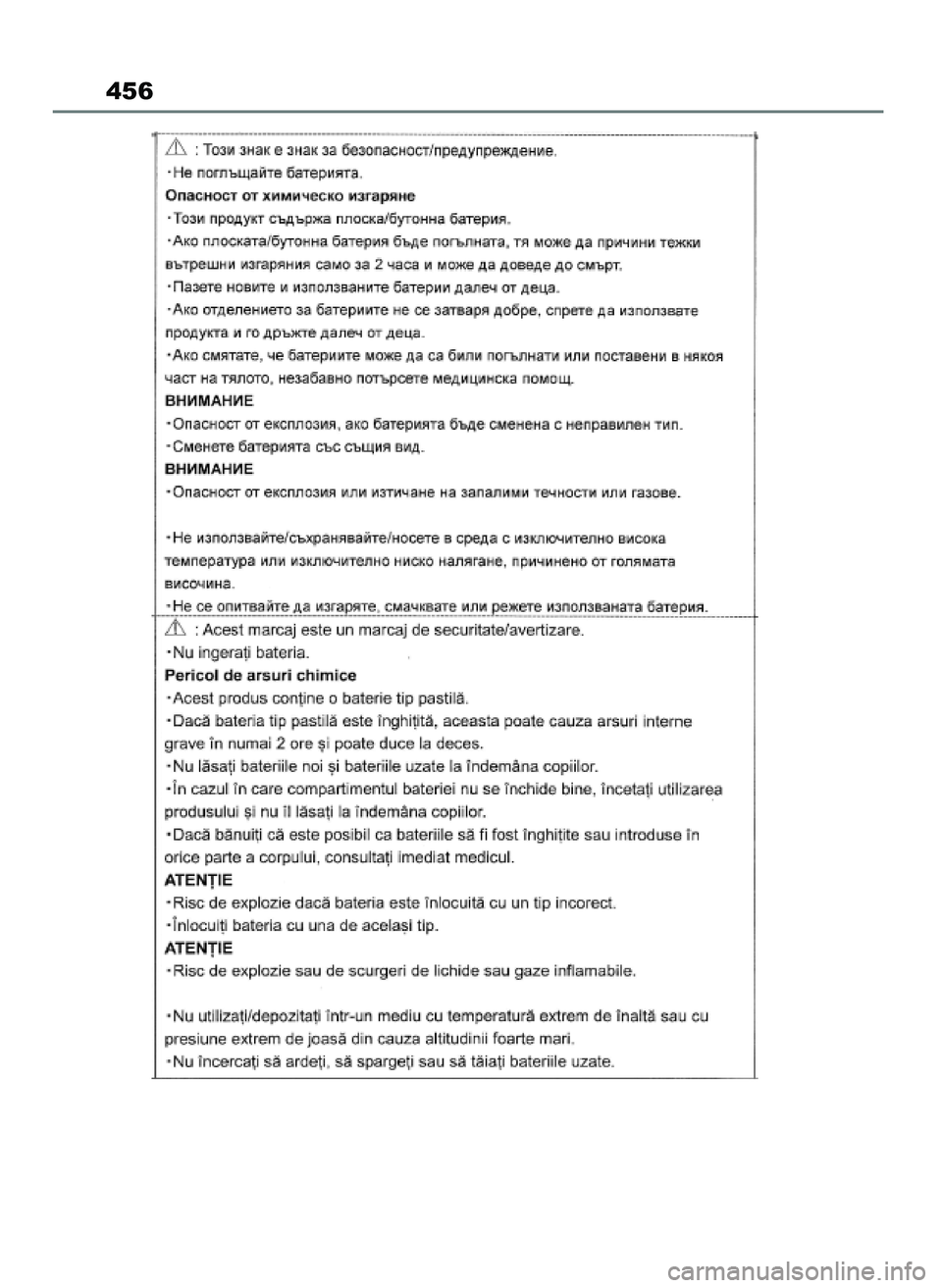 TOYOTA AYGO X 2022  Instrukcja obsługi (in Polish) 456
60 Aygo X OM99V08E  2/1/22  14:26  Page 456 