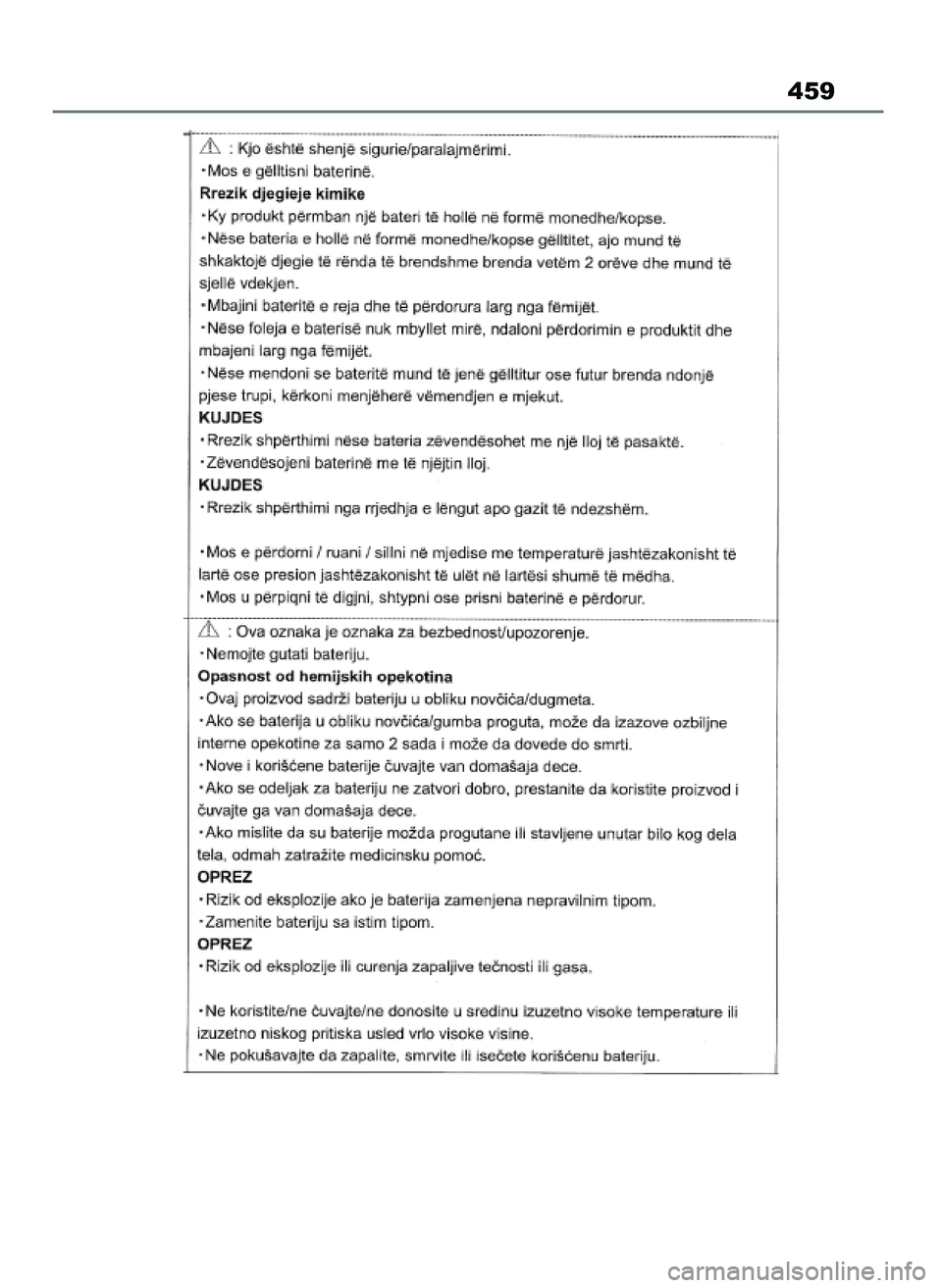 TOYOTA AYGO X 2022  Instrukcja obsługi (in Polish) 459
60 Aygo X OM99V08E  2/1/22  14:26  Page 459 
