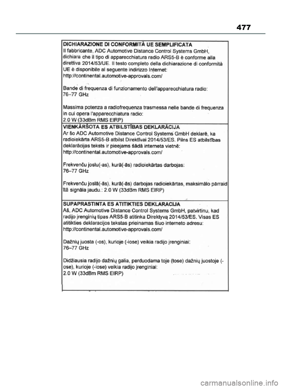 TOYOTA AYGO X 2022  Instrukcja obsługi (in Polish) 477
60 Aygo X OM99V08E  2/1/22  14:26  Page 477 