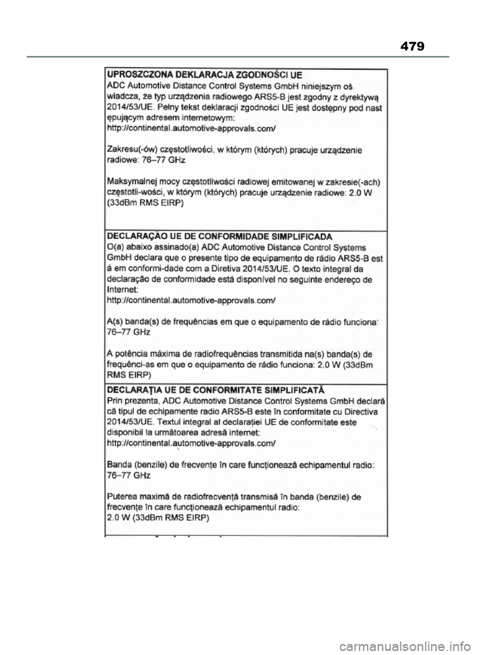 TOYOTA AYGO X 2022  Instrukcja obsługi (in Polish) 479
60 Aygo X OM99V08E  2/1/22  14:26  Page 479 