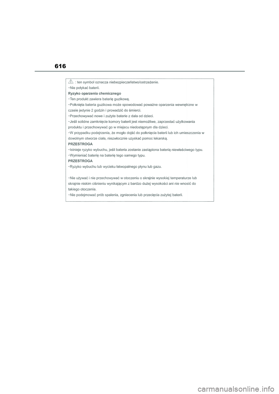 TOYOTA COROLLA 2022  Owners Manual (in English) 616 