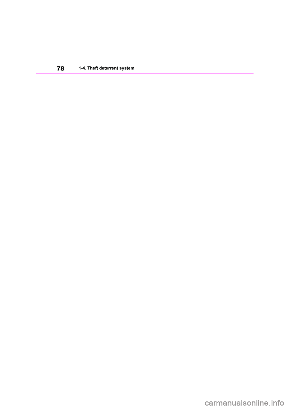 TOYOTA COROLLA 2022   (in English) Manual PDF 781-4. Theft deterrent system 