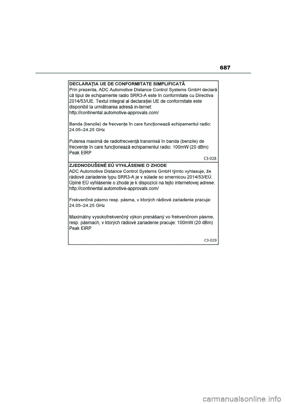 TOYOTA COROLLA 2022  Notices Demploi (in French) 687 