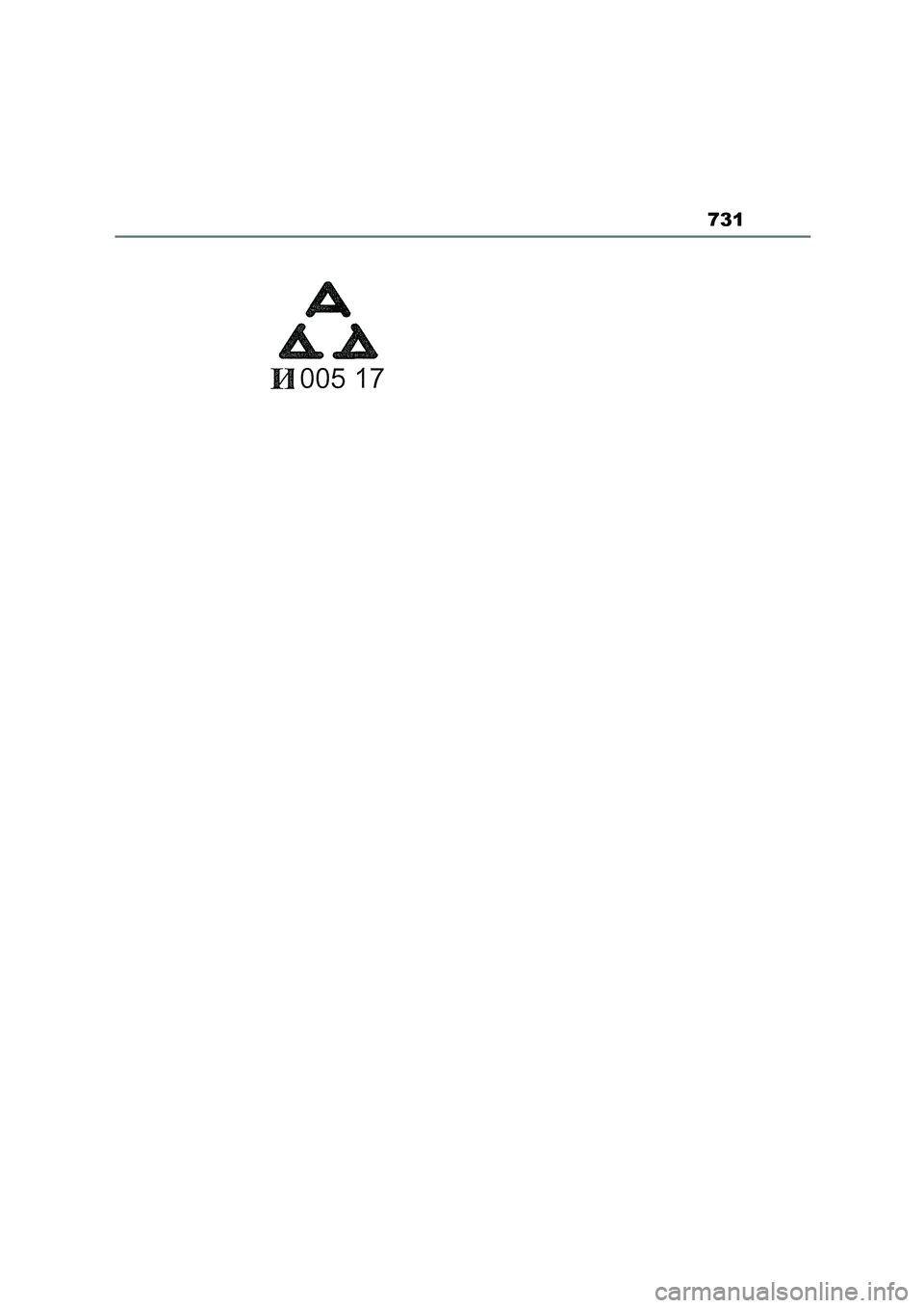TOYOTA COROLLA HATCHBACK 2022 Owners Manual (in English) 731 TOYOTA COROLLA HATCHBACK 2022 Owners Manual (in English) 731
