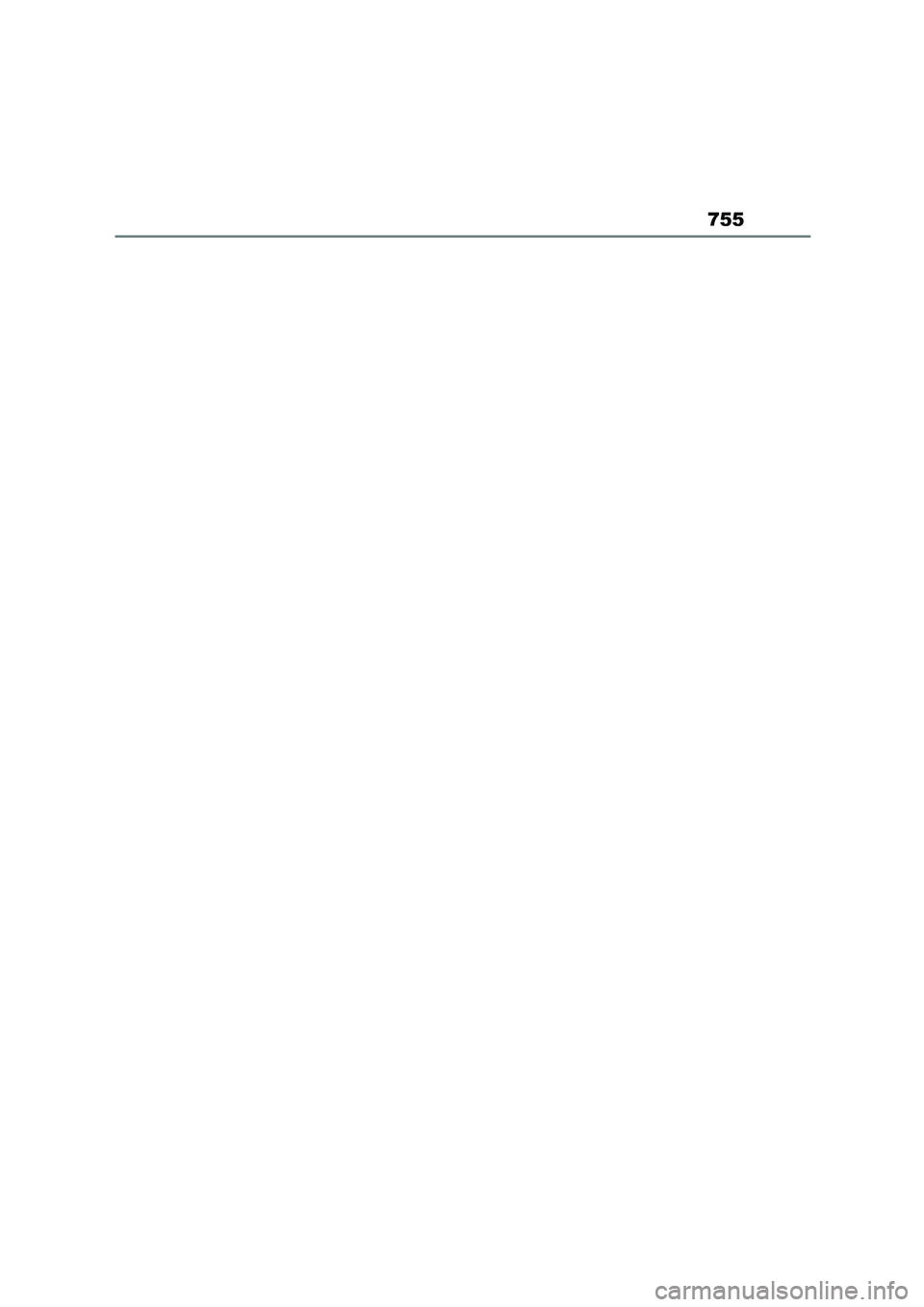 TOYOTA COROLLA HATCHBACK 2022 Owners Manual (in English) 755 TOYOTA COROLLA HATCHBACK 2022 Owners Manual (in English) 755