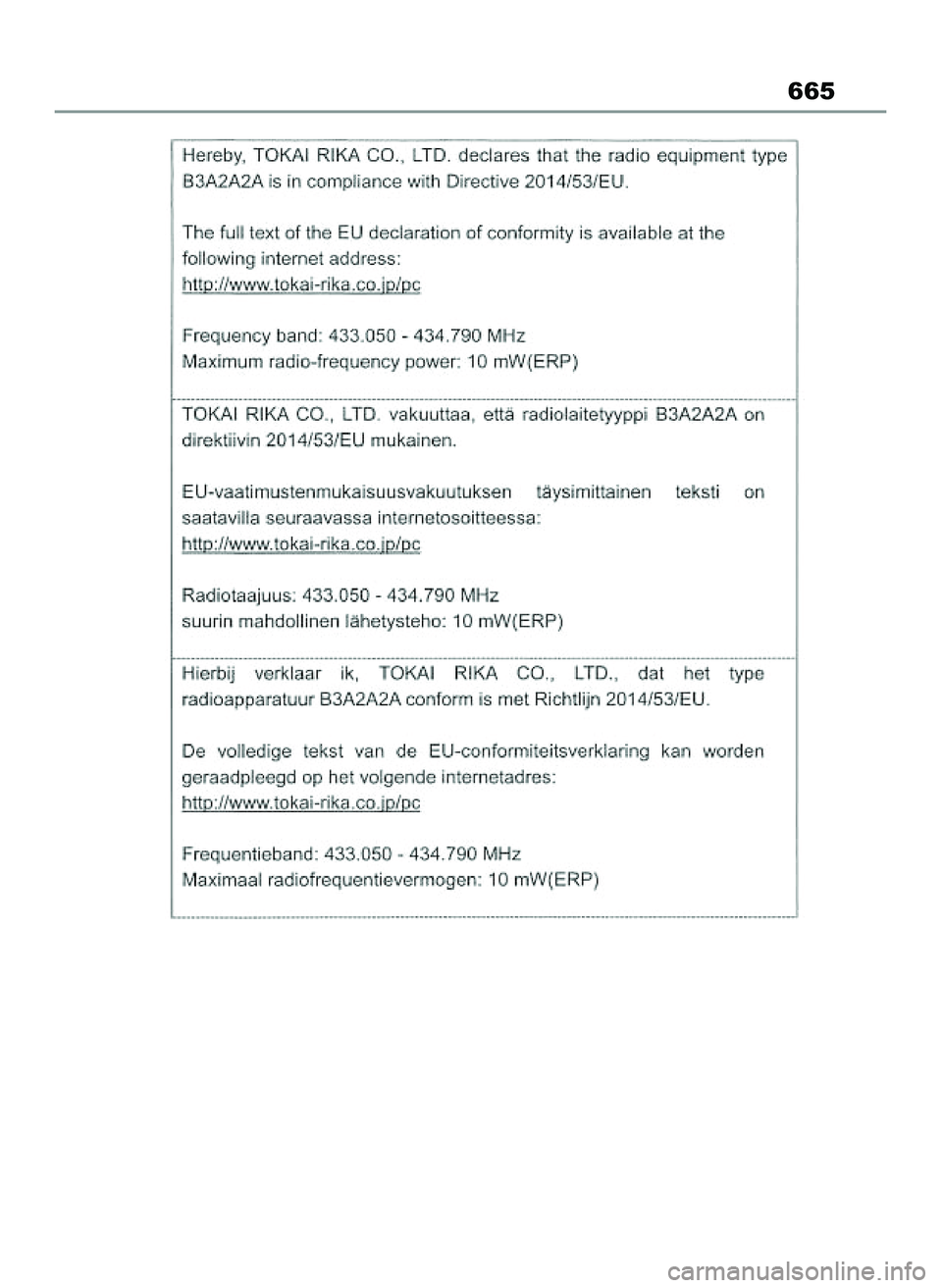 TOYOTA COROLLA HATCHBACK 2022 Instrukcja obsługi (in Polish) 665
65 Corolla TMUK OM12Q83E 1/11/22 1:25 PM Page 665 TOYOTA COROLLA HATCHBACK 2022 Instrukcja obsługi (in Polish) 665
65 Corolla TMUK OM12Q83E 1/11/22 1:25 PM Page 665