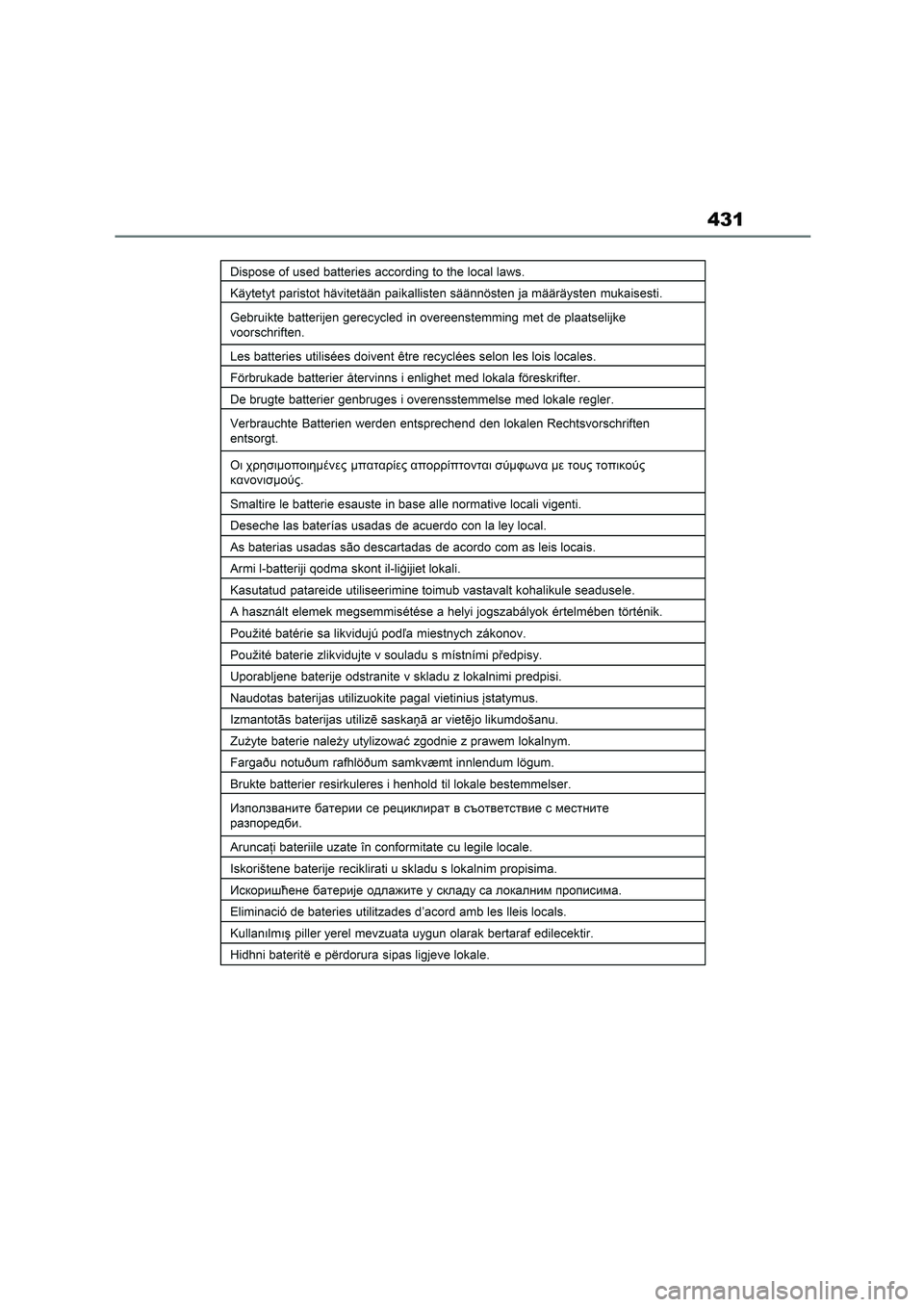 TOYOTA GR86 2022 Owners Manual (in English) (582 Pages), Page 440 429