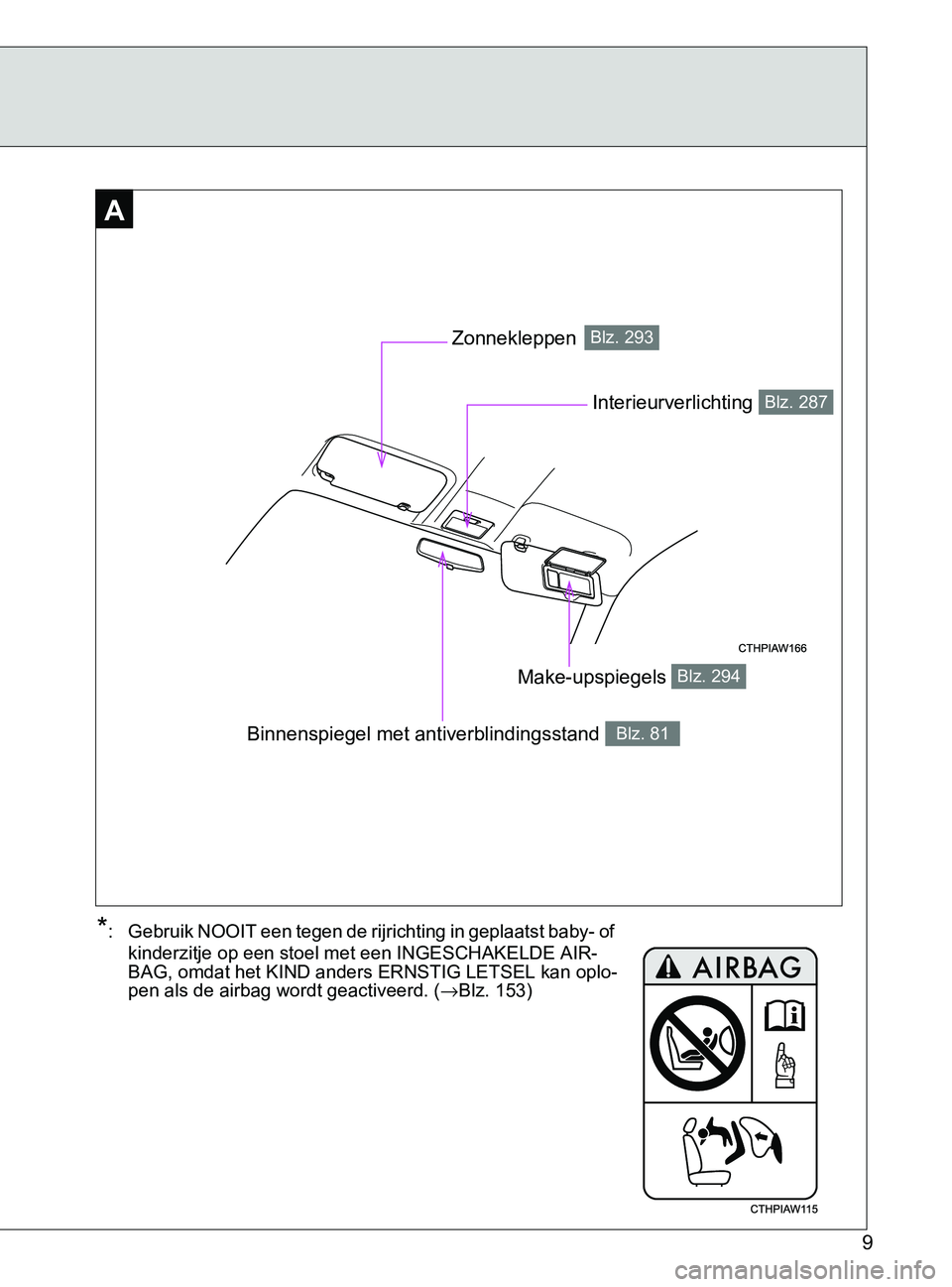 TOYOTA GT86 2017  Instructieboekje (in Dutch) 86_EE (OM18071E)
9
AA
�%�L�Q�Q�H�Q�V�S�L�H�J�H�O��P�H�W��D�Q�W�L�Y�H�U�E�O�L�Q�G�L�Q�J�V�V�W�D�Q�G��%�O�]����
�,�Q�W�H�U�L�H�X�U�Y�H�U�O�L�F�K�W�L�Q�J��%�O�]�����
�0�D�N�H��X�S�V�S�L�H�J