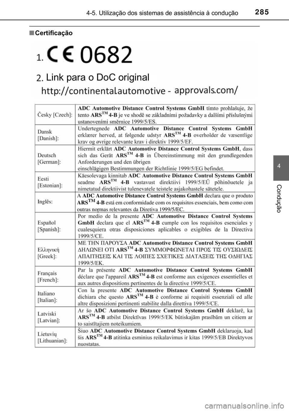 TOYOTA HILUX 2017  Manual de utilização (in Portuguese) 285<0017001000180011000300380057004c004f004c005d0044006f006d0052000300470052005600030056004c0056005700480050004400560003004700480003004400560056004c00560057007200510046004c00440003006a0003004600520051
