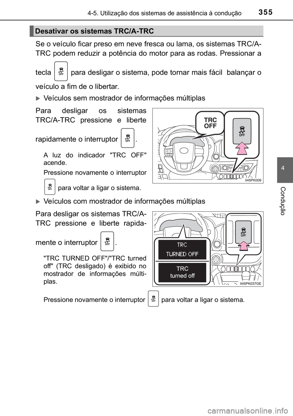 TOYOTA HILUX 2017  Manual de utilização (in Portuguese) 355<0017001000180011000300380057004c004f004c005d0044006f006d0052000300470052005600030056004c0056005700480050004400560003004700480003004400560056004c00560057007200510046004c00440003006a0003004600520051