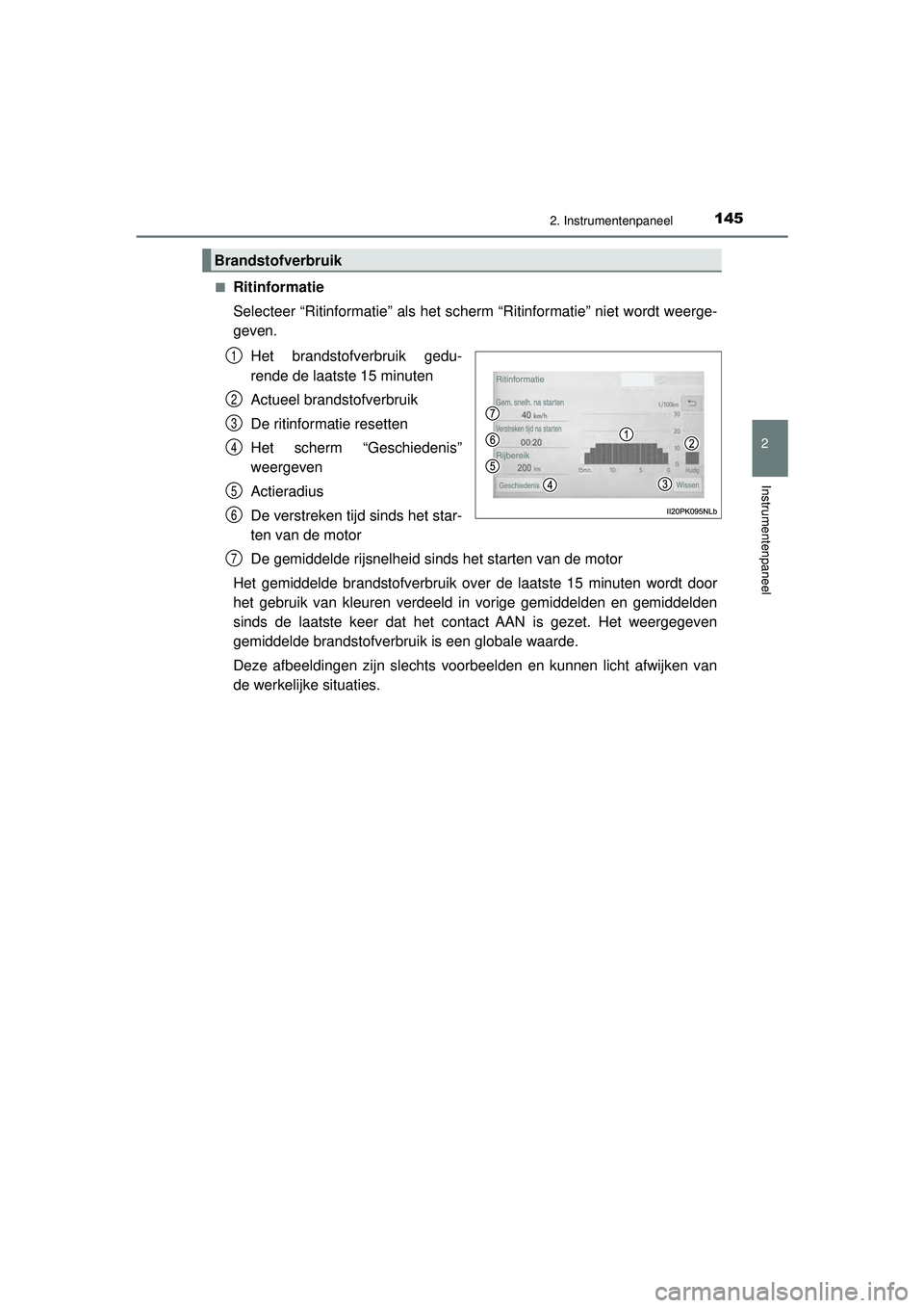 TOYOTA HILUX 2021  Instructieboekje (in Dutch) 1452. Instrumentenpaneel
2
Instrumentenpaneel
HILUX_OM_OM0K513E_(EE)■
Ritinformatie
Selecteer “Ritinformatie” als het scherm “Ritinformatie” niet wordt weerge-
geven.
Het brandstofverbruik g TOYOTA HILUX 2021  Instructieboekje (in Dutch) 1452. Instrumentenpaneel
2
Instrumentenpaneel
HILUX_OM_OM0K513E_(EE)■
Ritinformatie
Selecteer “Ritinformatie” als het scherm “Ritinformatie” niet wordt weerge-
geven.
Het brandstofverbruik g