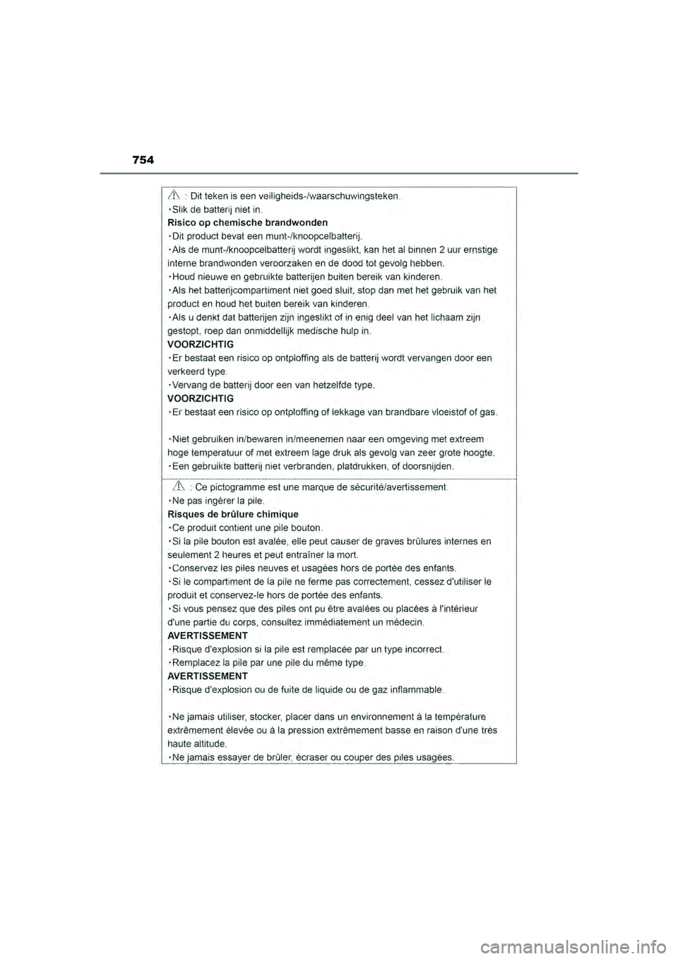 TOYOTA HILUX 2021  Instructieboekje (in Dutch) 754
HILUX_OM_OM0K513E_(EE)
HILUX_OM_OM0K513E_(EE).book  Page 754  Wednesday, May 26, 2021  11:09 AM 