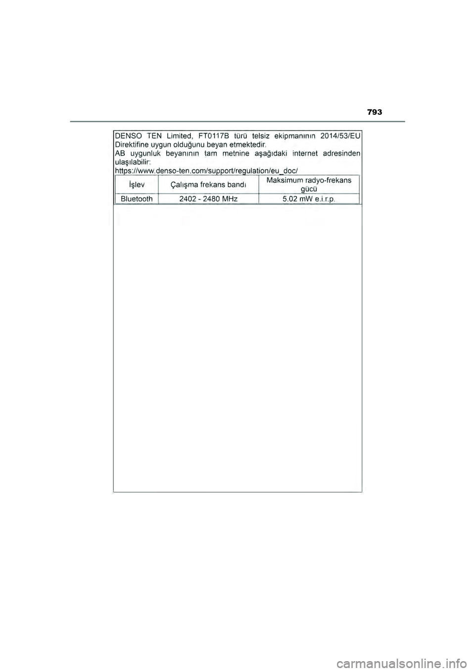 TOYOTA HILUX 2021 Instructieboekje (in Dutch) 793
HILUX_OM_OM0K513E_(EE)
HILUX_OM_OM0K513E_(EE).book Page 793 Wednesday, May 26, 2021 11:09 AM TOYOTA HILUX 2021 Instructieboekje (in Dutch) 793
HILUX_OM_OM0K513E_(EE)
HILUX_OM_OM0K513E_(EE).book Page 793 Wednesday, May 26, 2021 11:09 AM