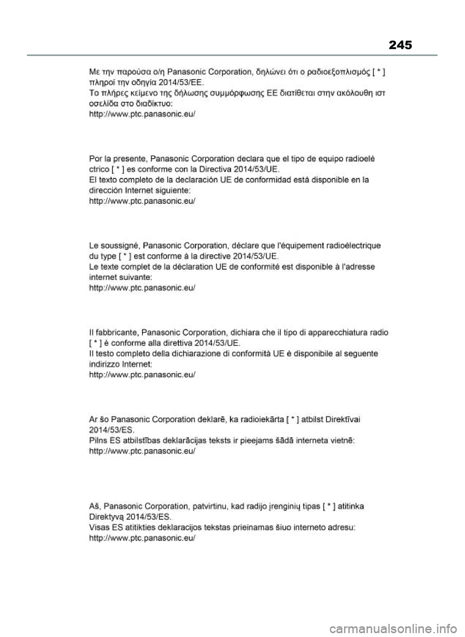 TOYOTA HILUX 2021  Instrukcja obsługi (in Polish) 245
40 Hlux navi OM0K502E   9/10/21  2:09 PM  Page 245 