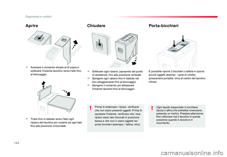 TOYOTA PROACE 2019 Manuale duso (in Italian) 122
Ergonomia e confort
Spacetourer-VP_it_Chap03_ergonomie-et-confort_ed01-2016
Aprire
F Tirare fino in battuta verso l'alto ogni ripiano del tavolino poi ruotarlo da ogni lato
fino alla posizio TOYOTA PROACE 2019 Manuale duso (in Italian) 122
Ergonomia e confort
Spacetourer-VP_it_Chap03_ergonomie-et-confort_ed01-2016
Aprire
F Tirare fino in battuta verso l'alto ogni ripiano del tavolino poi ruotarlo da ogni lato
fino alla posizio