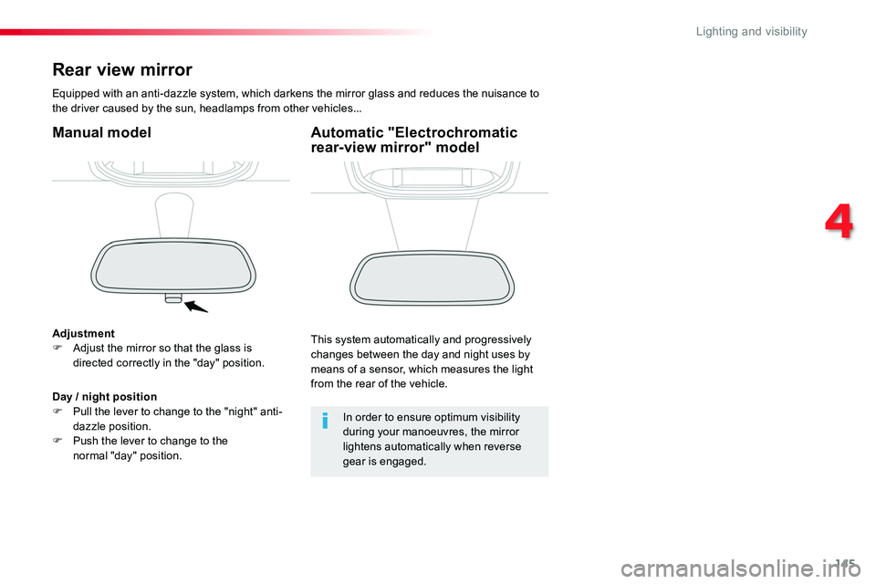 TOYOTA PROACE 2019 Owners Manual (in English) 145
Rear view mirror
Equipped with an anti-dazzle system, which darkens the mirror glass and reduces the nuisance to the driver caused by the sun, headlamps from other vehicles...
Manual model
Adjustm TOYOTA PROACE 2019 Owners Manual (in English) 145
Rear view mirror
Equipped with an anti-dazzle system, which darkens the mirror glass and reduces the nuisance to the driver caused by the sun, headlamps from other vehicles...
Manual model
Adjustm