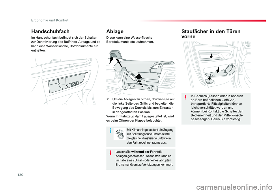 TOYOTA PROACE 2019 Betriebsanleitungen (in German) 120
Ergonomie und Komfort
Jumpy _de_Chap03_ergonomie-et-confort_ed01-2016
Staufächer in den Türen
vorne
In Bechern (Tassen oder in anderen
an Bord befindlichen Gefäßen)
transportierte Flüssigk TOYOTA PROACE 2019 Betriebsanleitungen (in German) 120
Ergonomie und Komfort
Jumpy _de_Chap03_ergonomie-et-confort_ed01-2016
Staufächer in den Türen
vorne
In Bechern (Tassen oder in anderen
an Bord befindlichen Gefäßen)
transportierte Flüssigk