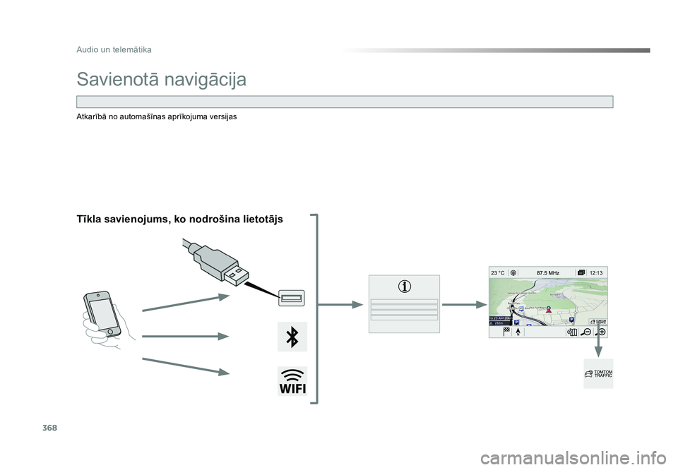 TOYOTA PROACE 2019 Lietošanas Instrukcija (in Latvian) 368
12:13
23 °C
Audio un telemātika
Jumpy_lv_Chap10b_NAC-1_ed01-2016
Savienotā navigācija
Tīkla savienojums, ko nodrošina lietotājs
Atkarībā no automašīnas aprīkojuma versijas
Proace_LV.in TOYOTA PROACE 2019 Lietošanas Instrukcija (in Latvian) 368
12:13
23 °C
Audio un telemātika
Jumpy_lv_Chap10b_NAC-1_ed01-2016
Savienotā navigācija
Tīkla savienojums, ko nodrošina lietotājs
Atkarībā no automašīnas aprīkojuma versijas
Proace_LV.in