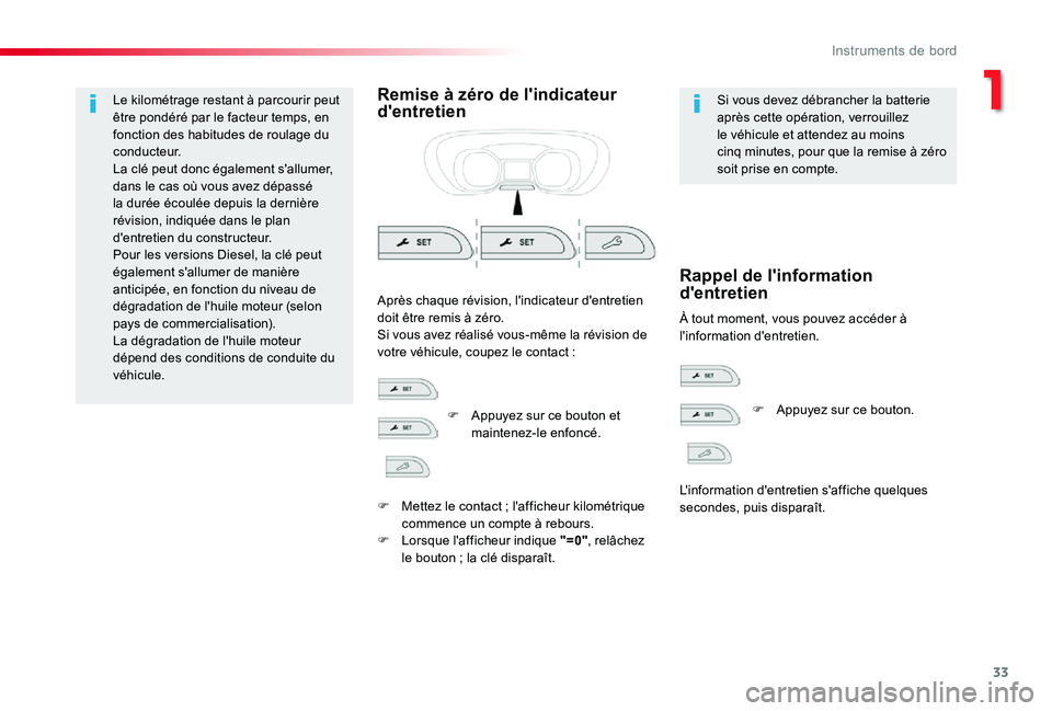 TOYOTA PROACE 2020 Notices Demploi (in French) 33
Le kilométrage restant à parcourir peut être pondéré par le facteur temps, en fonction des habitudes de roulage du c o n d u c t e u r.La clé peut donc également s'allumer, dans le cas o TOYOTA PROACE 2020 Notices Demploi (in French) 33
Le kilométrage restant à parcourir peut être pondéré par le facteur temps, en fonction des habitudes de roulage du c o n d u c t e u r.La clé peut donc également s'allumer, dans le cas o