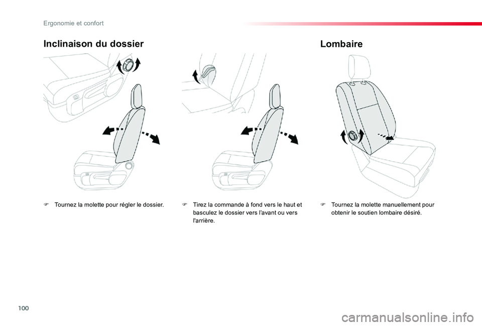 TOYOTA PROACE 2020 Notices Demploi (in French) 100
F Tournez la molette pour régler le dossier.
Inclinaison du dossier
F Tournez la molette manuellement pour obtenir le soutien lombaire désiré.
Lombaire
F Tirez la commande à fond vers le haut TOYOTA PROACE 2020 Notices Demploi (in French) 100
F Tournez la molette pour régler le dossier.
Inclinaison du dossier
F Tournez la molette manuellement pour obtenir le soutien lombaire désiré.
Lombaire
F Tirez la commande à fond vers le haut